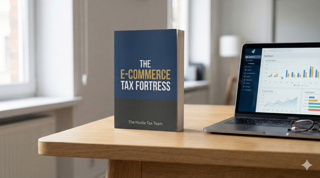 The E-commerce Tax Fortress Book Cover - 2026 Official Guide for LLC and Tax Strategy